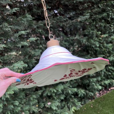 Светильник люстра 41 см керамика роспись