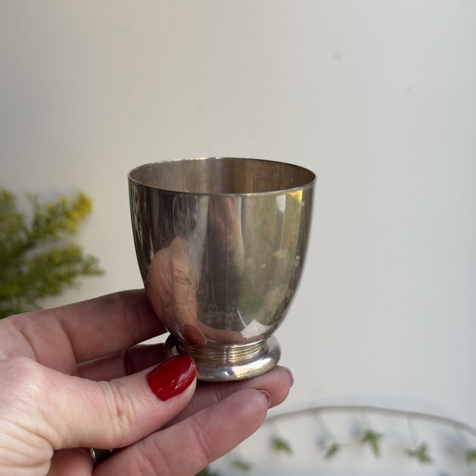 Рюмка бокал 100 мл серебрение