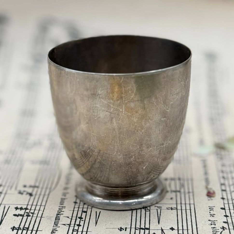 Рюмка бокал 100 мл серебрение