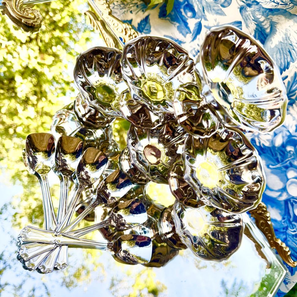 Ложка для мороженого 15 см сталь Франция