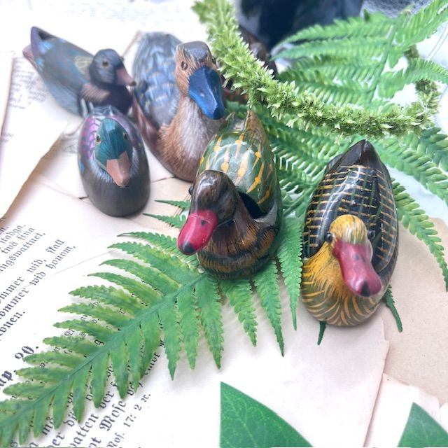 Статуэтка Утка 11 см дерево