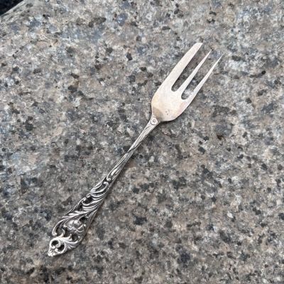 Вилка трезубец Arti 12 см серебрение 90