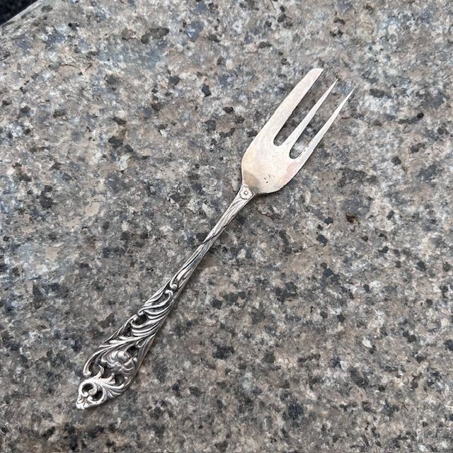 Вилка трезубец Arti 12 см серебрение 90