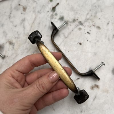 Ручка мебельная 12 см металл