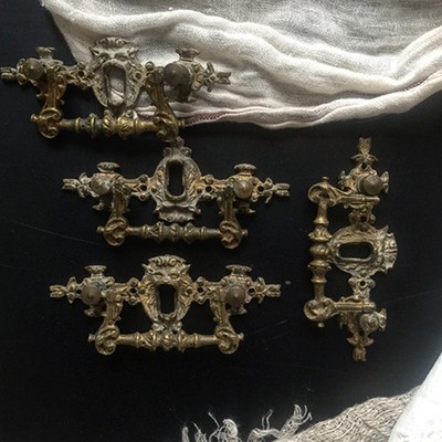 Накладка на замок с ручкой Лев