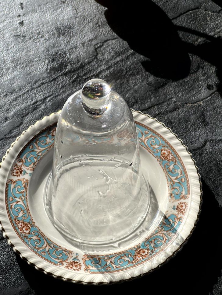 Клош 15 см хрустальное стекло