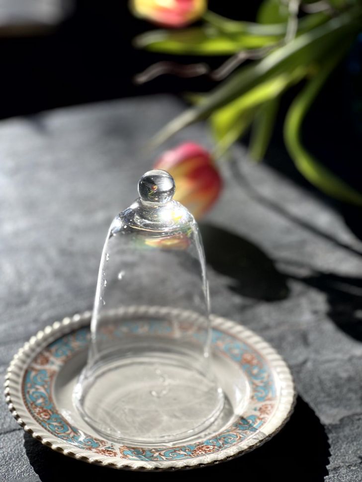 Клош 15 см хрустальное стекло