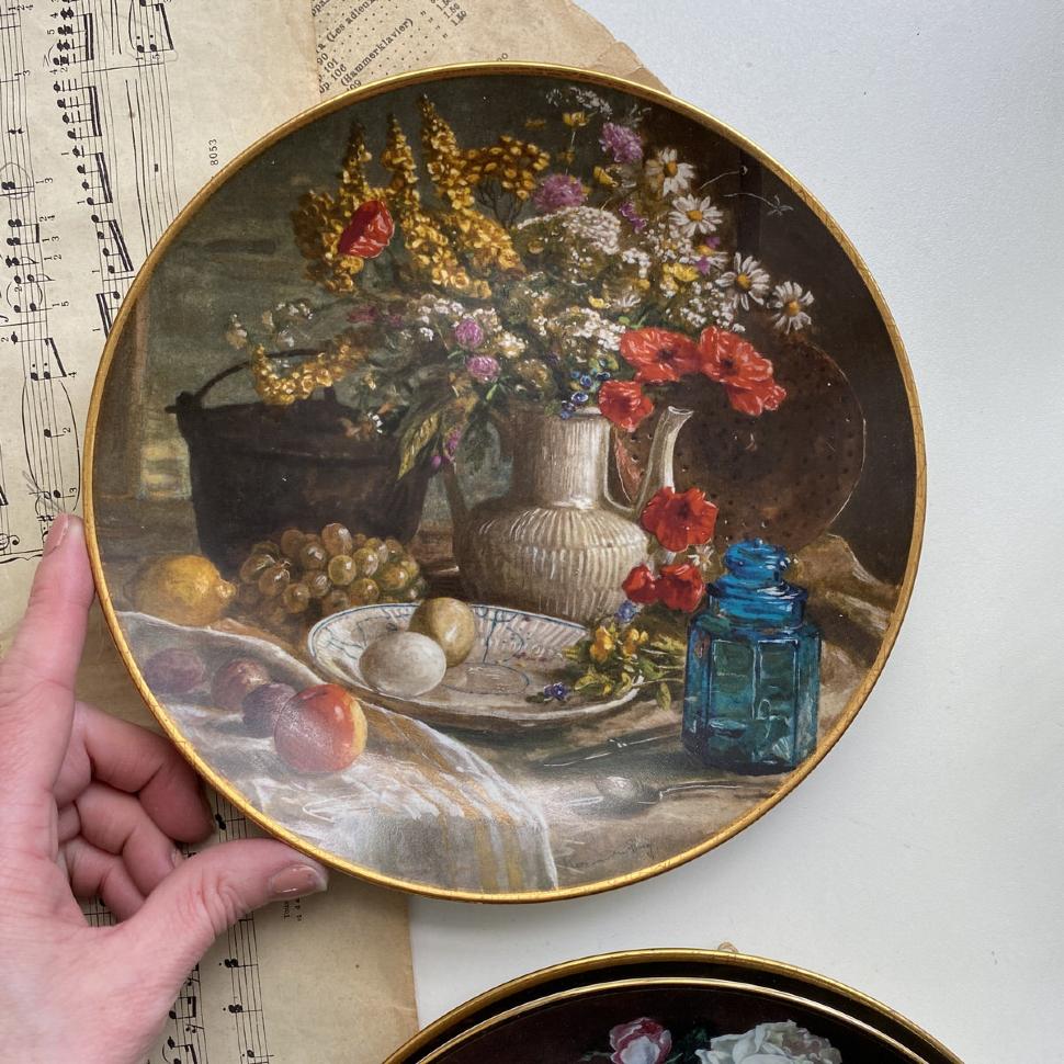 Тарелка номерная 21 см Royal Mosa 1988 Ochtend Stilleven