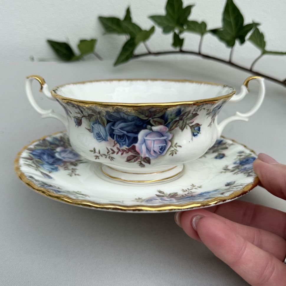 Бульонная пара Moonlight Rose Royal Albert 280 мл Англия     