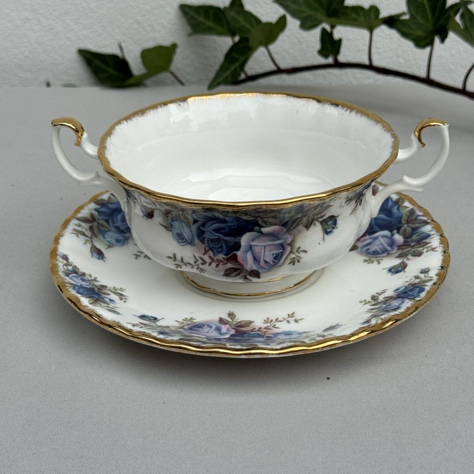 Бульонная пара Moonlight Rose Royal Albert 280 мл Англия     