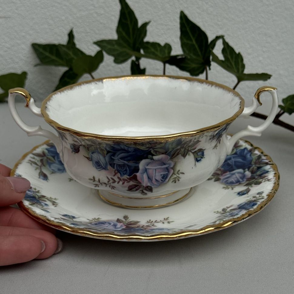 Бульонная пара Moonlight Rose Royal Albert 280 мл Англия     