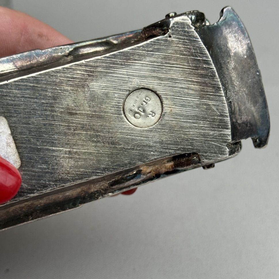 Модель машины Роллс Ройс коллекционная 9 см серебрение  