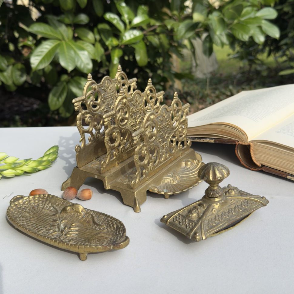 Блюдо для мелочей 16 см бронза