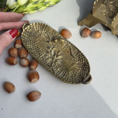 Блюдо для мелочей 16 см бронза