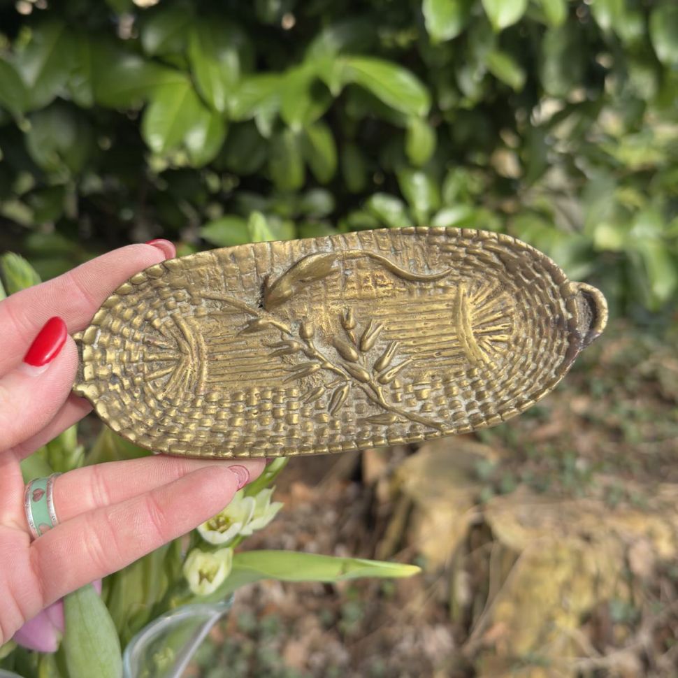 Блюдо для мелочей 16 см бронза