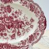 Блюдо Bristol Croun Ducal fasan красный 27 см Англия