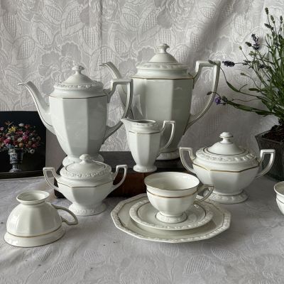 Чайная пара Rosenthal Classic с золотой каймой 200 мл Германия       