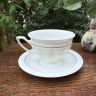 Чайная пара Rosenthal Classic с золотой каймой 200 мл Германия       