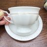 Чайная пара Rosenthal Classic с золотой каймой 200 мл Германия       