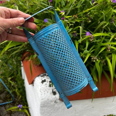 Терка эмалированная голубая 25 см