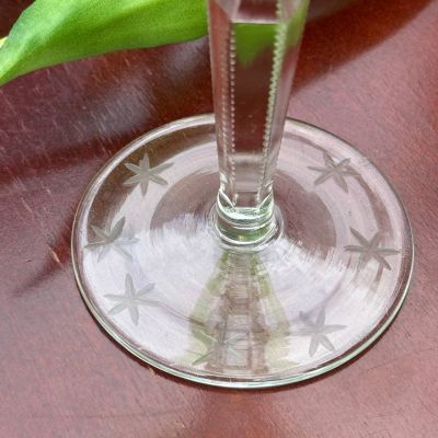 Бокал Anna Hutte зеленый 250 мл накладной хрусталь Германия дизайн 7