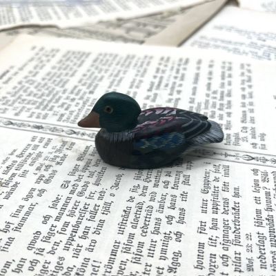 Статуэтка Утка 8 см дерево ручная работа