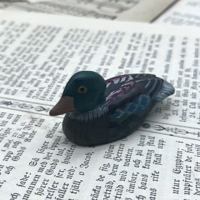 Статуэтка Утка 8 см дерево ручная работа