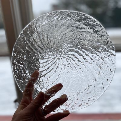 Тарелка десертная 17 см хрусталь