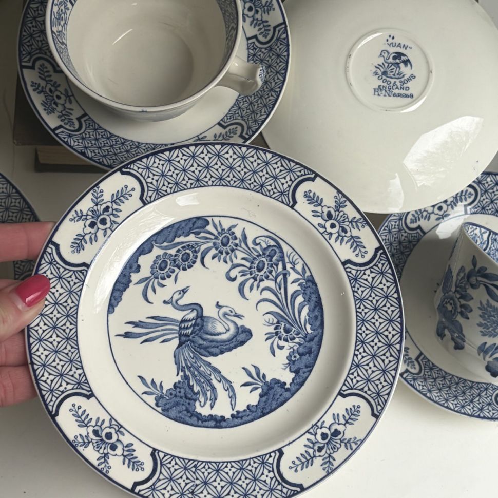 Тарелка Wood&Sons Yuan 17 см Англия 100 лет