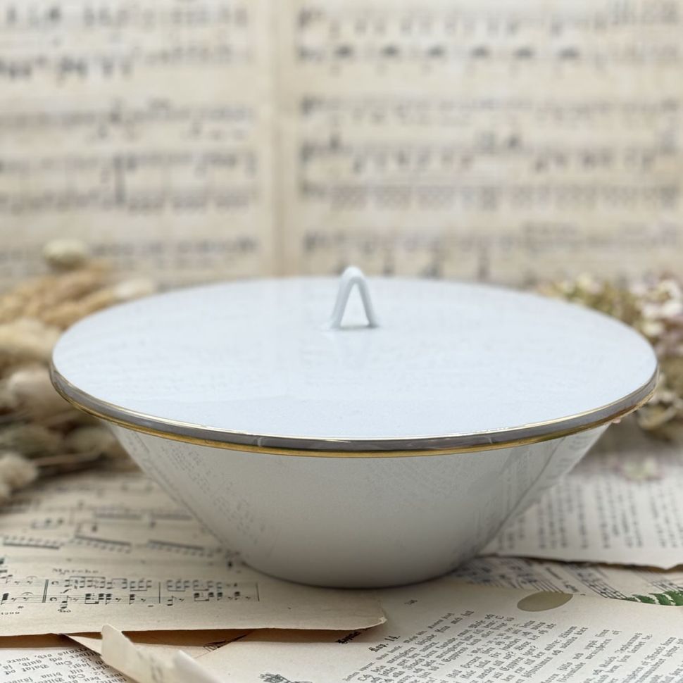 Террин с крышкой Rosenthal 1,5 л фарфор Германия 