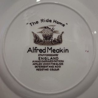 Тарелка Alfred Meakin The Ride Home 18 см Англия