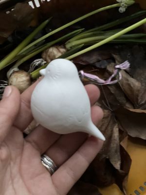 Подвес птица Pluto Produkter 7 см керамика Швеция