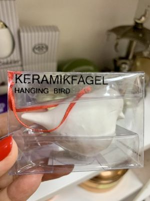 Подвес птица Pluto Produkter 7 см керамика Швеция