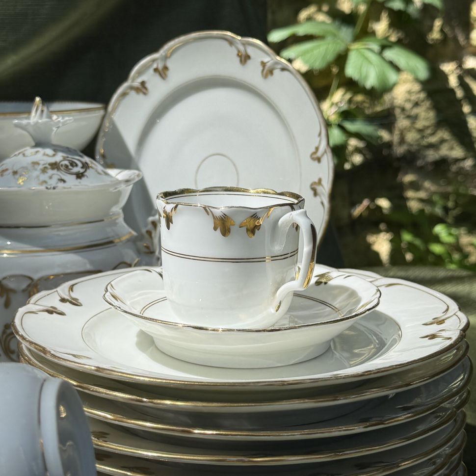 Тарелка Vieux Paris 21 см фарфор Франция