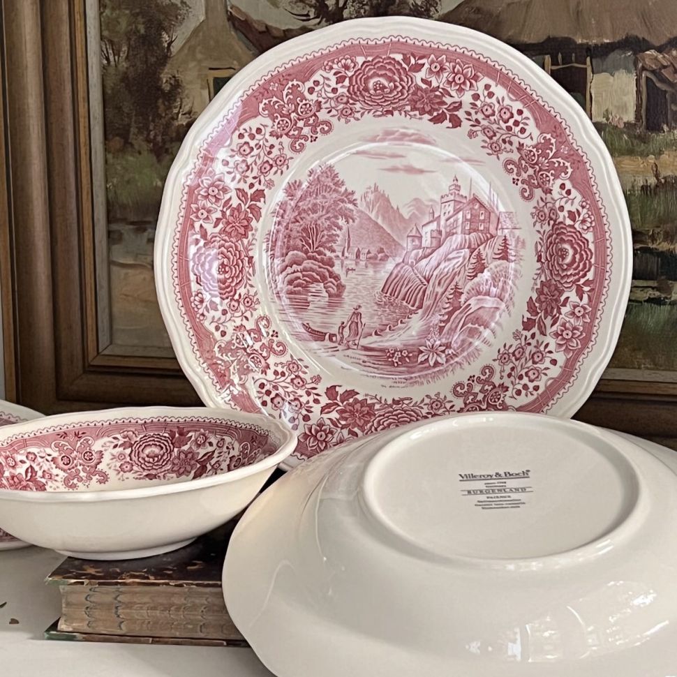 Тарелка глубокая 23 см ВиллеройБох Burgenland фарфор Германия 2 сорт