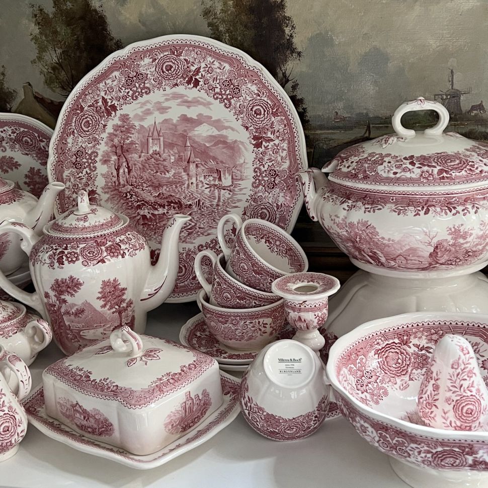 Тарелка глубокая 23 см ВиллеройБох Burgenland фарфор Германия 2 сорт