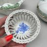 Миска с ажурным краем сухарница Herend Apponyi Chinese Bouquet 10 см фарфор Венгрия
