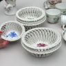 Миска с ажурным краем сухарница Herend Apponyi Chinese Bouquet 10 см фарфор Венгрия