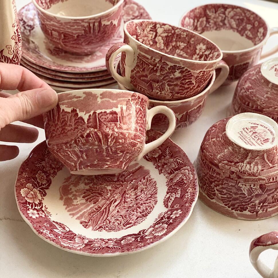 Чайная пара 200 мл Palissy, Thames River Scenes Англия