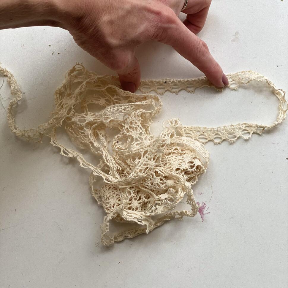 Кружевная тесьма 7,82 м