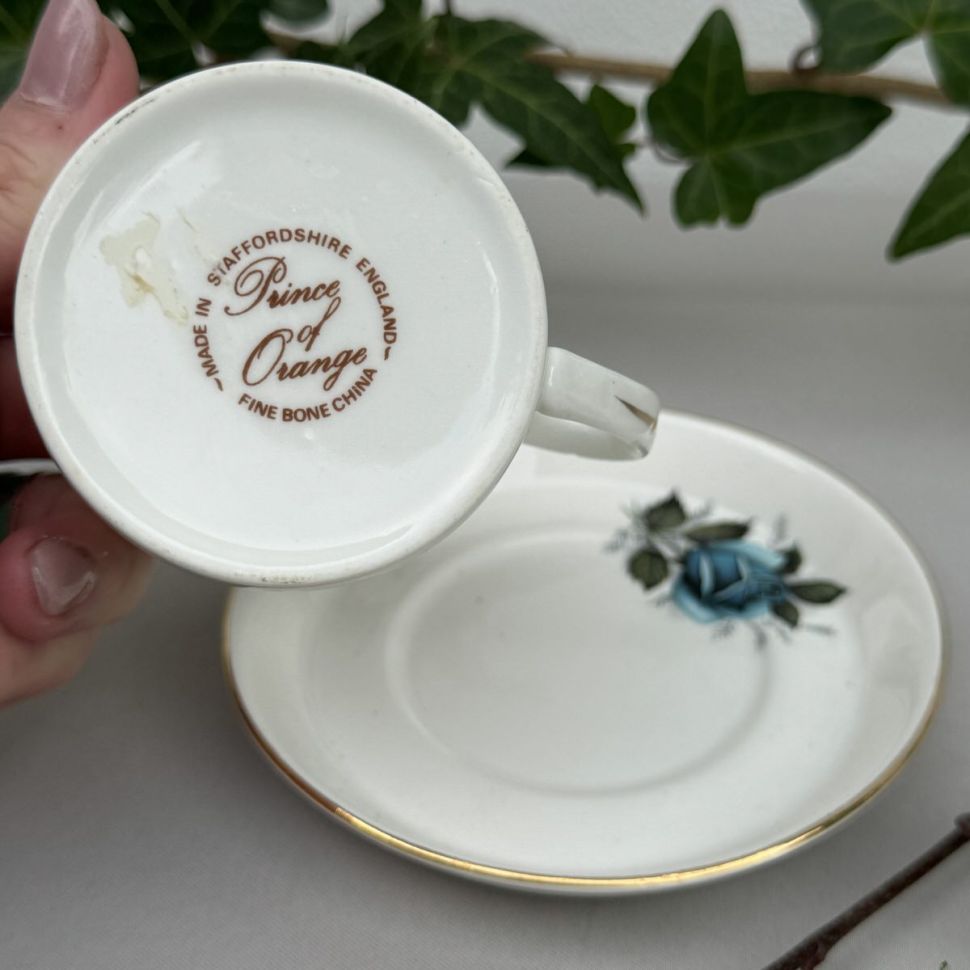 Кофейная пара Prince of Orange Staffordshire 150 мл Англия   