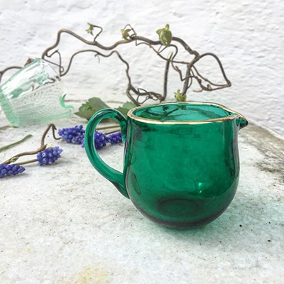 Молочник стеклянный