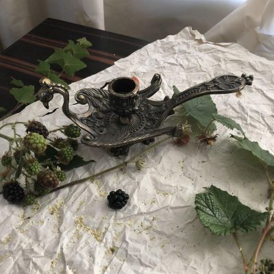 Подсвечник Жар-птица, бронза Италия