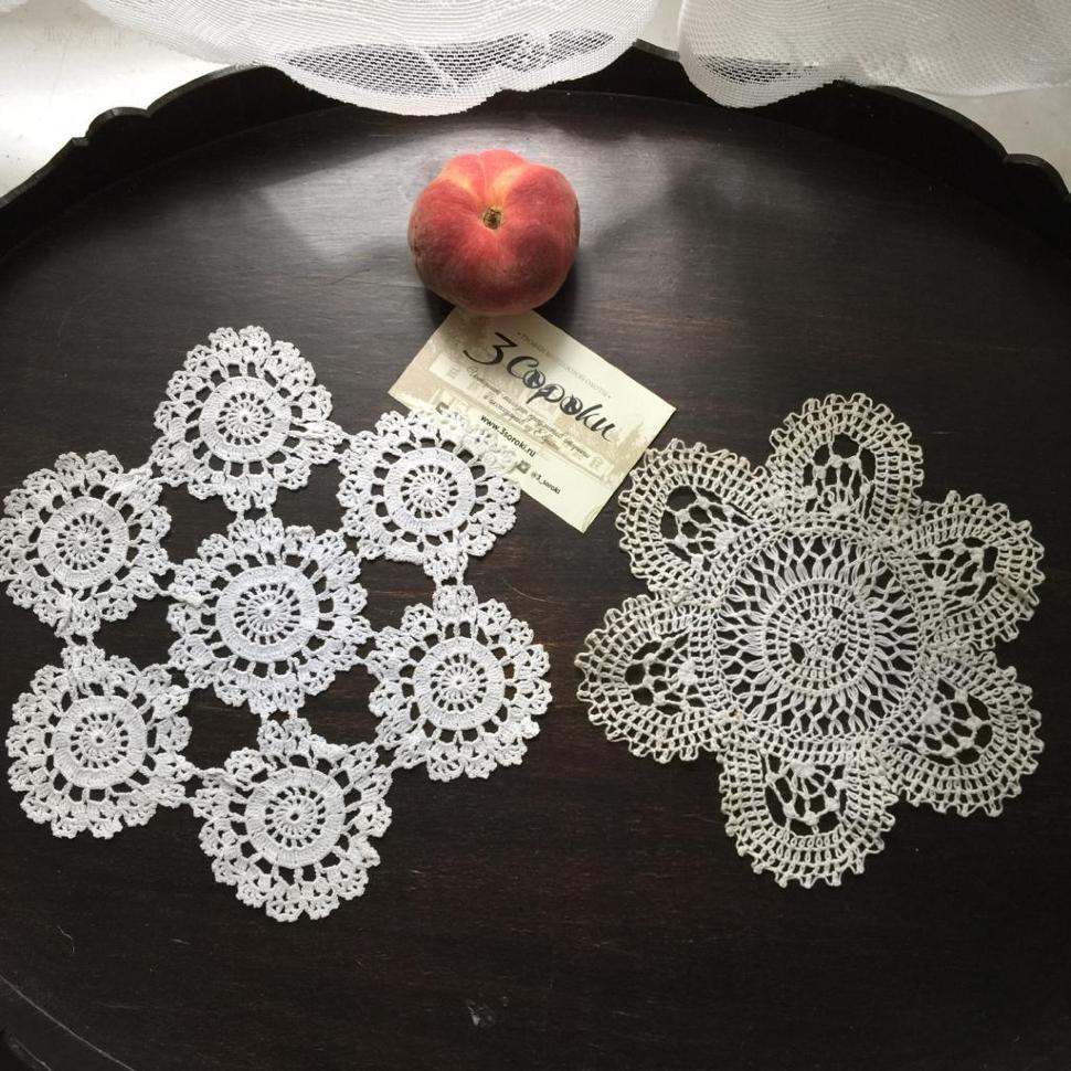 Салфетка кружная, набор 2 шт.