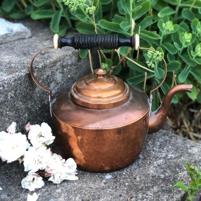Чайник медь 2 литра черная ручка