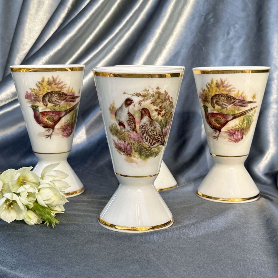 Мазагран Фазаны Sologne 170 мл фарфор Франция