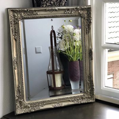 Зеркало Дерево и состаренная лепнина 