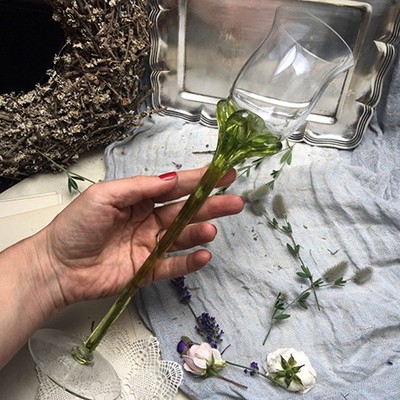 Бокал высокий хрусталь ручной работы