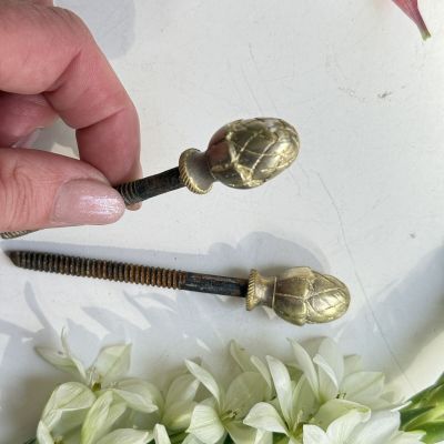 Ручка дверная Шишка латунь набор 2 шт.