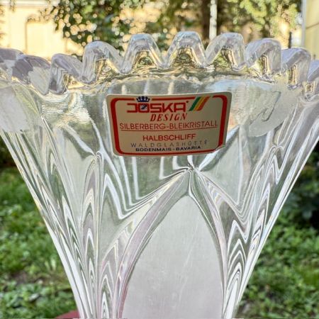Ваза Silberberg-Bleikristall 22 см хрусталь Бавария